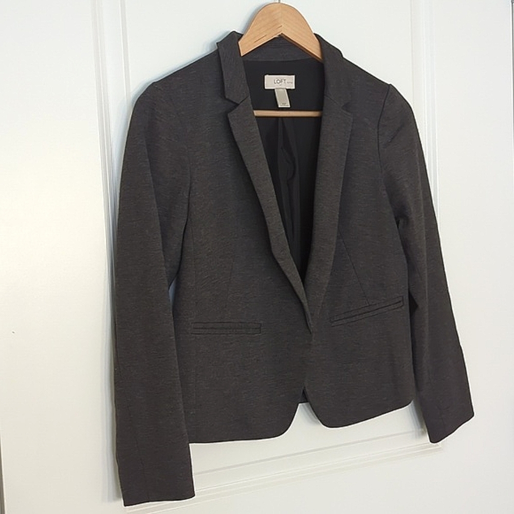 LOFT Dark Gray Blazer